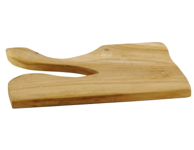 Planche à découper design en teck naturel