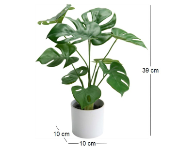 Plante artificielle en pot Monstera 39 cm