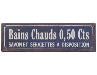 Plaque bains chauds 0,50 Cts