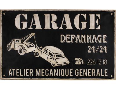 Plaque décorative en fer Commerce 122.5 x 74 cm (Garage)