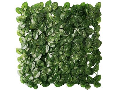 Plaques clipsables de feuillage artificiel 6m² (Lot de 24) (Rosier veiné)