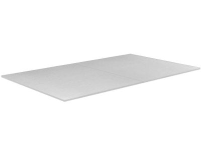 Plateau dinatoire pour billard convertible table 6 personnes Texas (Blanc boisé)
