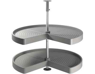 Plateau tournant 2 niveaux pour module de cuisine Shelvo (Pour module de 80 cm)