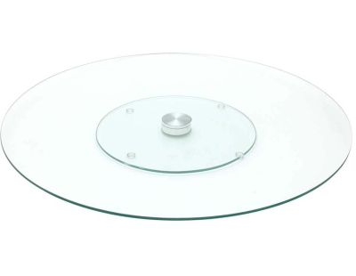 Plateau tournant en verre 45 cm