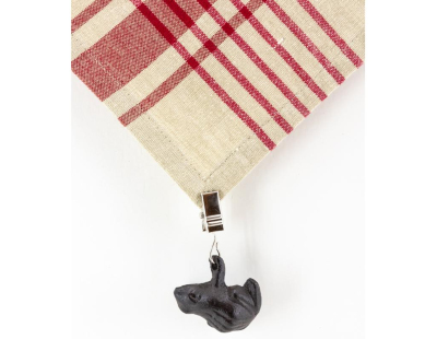 Poids de nappe en fonte (lot de 4) (Grenouille)