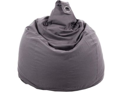 Poire en coton déhoussable Flo (Gris Anthracite)