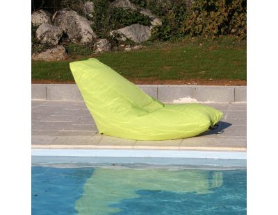 Poire intérieur extérieur en polyester Luna (Vert anis)