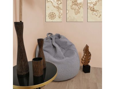 Poire intérieur en polyester Wild 70 x 90 cm (Gris)