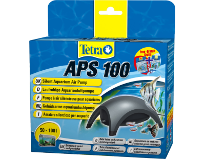 Pompe à air silencieuse pour aquariums Tetra (APS 100 | 50 - 100 litres)
