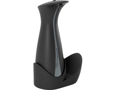 Pompe à savon avec porte-éponge 250 ml Otto (Noir)