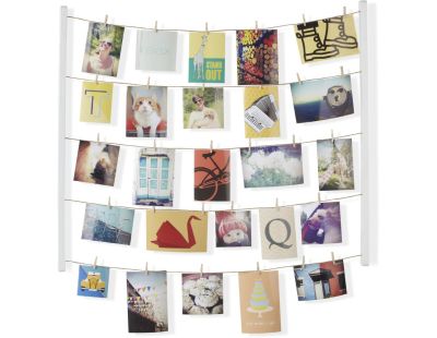 Porte photos mémos mural Hangit (Blanc)