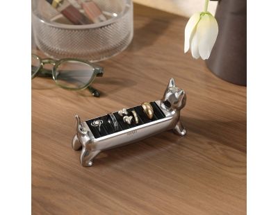 Porte-bagues en zinc en forme d'animaux (Chat)
