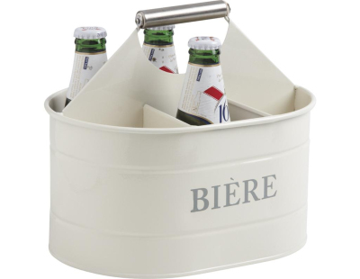 Porte bouteille biere en zinc laqué