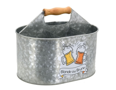 Porte-bouteilles en métal galvanisé Blonde ou Brune