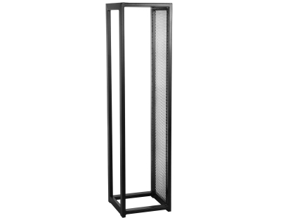 Porte-bûches design vertical en acier 120 cm