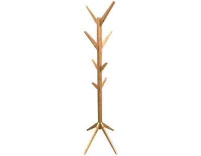 Porte-manteaux arbre 178 cm (Bambou naturel)