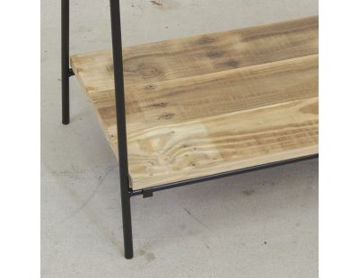 Porte-manteaux en métal et bois