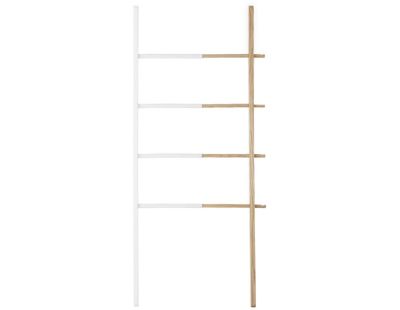 Porte serviette échelle extensible (Blanc/Naturel)