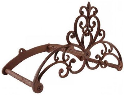 Support De Support De Tuyau En Fer Forgé Équipement Scrowl Nouveau Jardin  Extérieur Décoratif Bobine Cintre Fonte Style Antique Finition Brun Rouille  Montage Mural Ornement Vintage Du 83,3 €