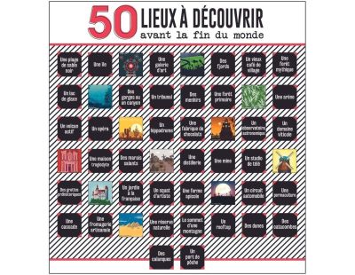 Poster 50 cases à découvrir (Lieux à découvrir)