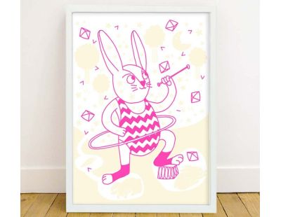Poster phosphorescent 30 x 40 cm (Bunny)