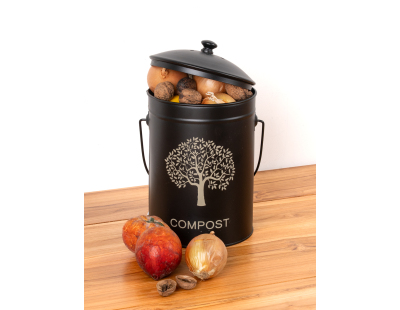 Pot à compost en métal