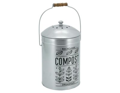 Pot à compost en métal Design