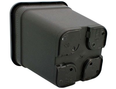 Pot de plantation carré noir 6 litres  19 x 19 x 21 cm (Lot de 5)