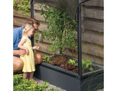 Potager mural PVC à adosser avec couverture de protection (Hauteur 180 cm)