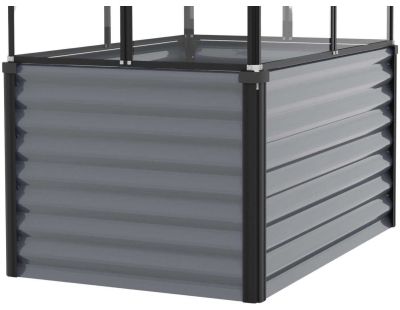 Potager surélévé pour serre Gaia Jumbo (Noir)