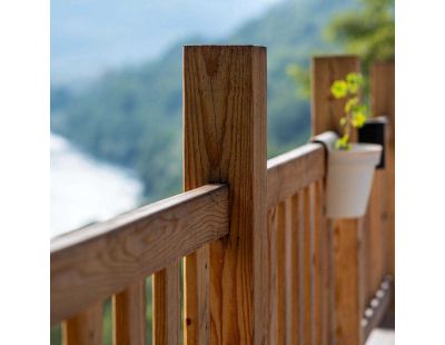 Poteau en pin sylvestre 9 x 9 x 210 cm (L)