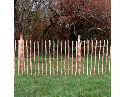 Poteaux en noisetier (Lot de 4) (Hauteur 150 cm)