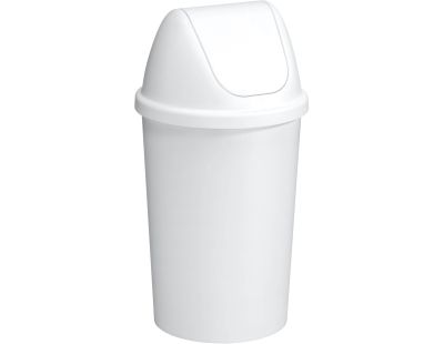 Poubelle avec couvercle Swing 45 litres (Blanc)