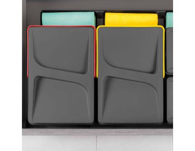 Poubelles pour tiroir de cuisine Recycle (Lot de 2)
