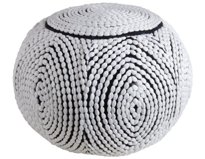 Pouf boule en polyester