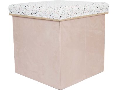 Pouf coffre de rangement Terrazzo