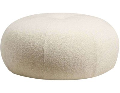 Pouf rond intérieur bouclette Tina