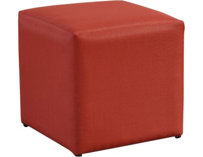 Pouf tabouret extérieur Cub 43 cm (Rouge)