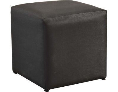 Pouf tabouret extérieur Cub 43 cm (Noir)