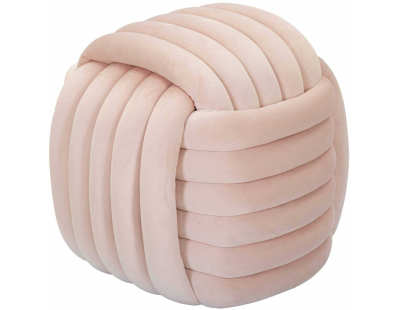 Pouf en tissu Softy 45 x 45 x 45 cm (Rose)