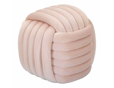 Pouf en tissu Softy 45 x 45 x 45 cm (Rose)
