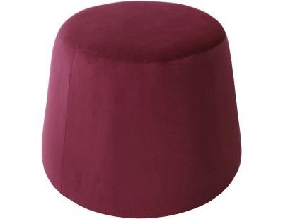 Pouf en velours Dome (Bordeaux)