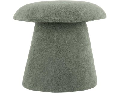 Pouf en velours Mushroom (Jade grisé)