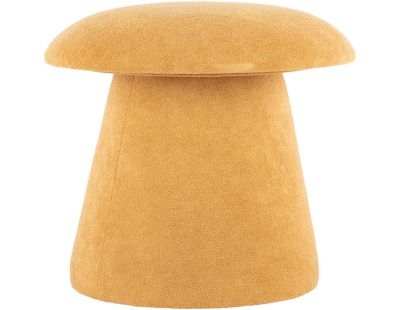 Pouf en velours Mushroom (Ocre)