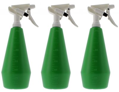 Pulvérisateur manuel gradué 1 litre (Lot de 3)