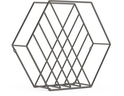 Rangement magazine structure hexagonale Zina