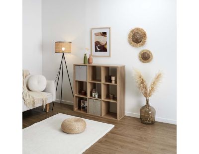 Rangement modulable en bois Klaus (9 cases)