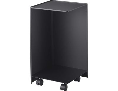 Rangement pour toilettes sur roulettes Caster (Noir)