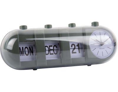 Réveil Retro Tube Calendar Flip (Vert)