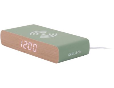 Réveil matin Retro Flat led (Vert jungle)